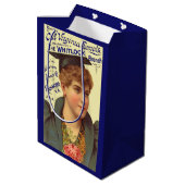 Sac Cadeau Moyen Ancien Virginia Cheroots des années 1890 (Dos Angle)