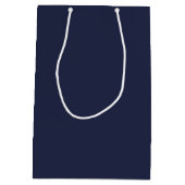 Sac Cadeau Moyen Ancre bleu marine moderne mariage Faveur (Dos)