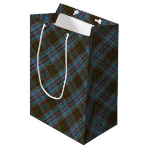 Sac Cadeau Moyen Anderson Clan Tartan Plaid Motif Scottish
