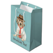 Sac Cadeau Moyen Anglais Setter Papa (Dos Angle)