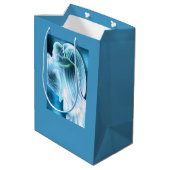 Sac Cadeau Moyen Angle bleu (Dos Angle)