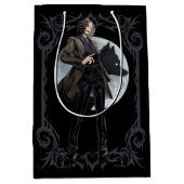 Sac Cadeau Moyen Animagus noir Anime Sirius (Devant)