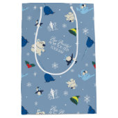 Sac Cadeau Moyen Animal Friends "Bye Buddy" Motif d'hiver (Devant)
