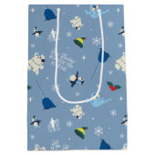 Sac Cadeau Moyen Animal Friends "Bye Buddy" Motif d'hiver (Dos)