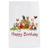 Sac Cadeau Moyen Animaux mignons (Devant)