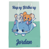 Sac Cadeau Moyen Anime Tom, Jerry et Tuffy (Dos)