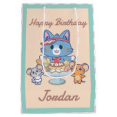 Sac Cadeau Moyen Anime Tom, Jerry et Tuffy Dessert Parlor (Dos)