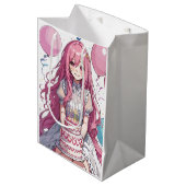 Sac Cadeau Moyen Annime fille (Devant Angle)