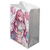 Sac Cadeau Moyen Annime fille (Dos Angle)