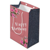 Sac Cadeau Moyen Anniversaire (Devant Angle)