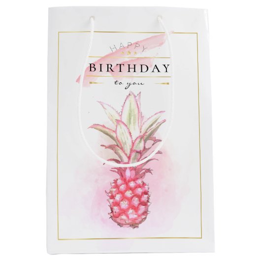 Sac Cadeau Moyen Anniversaire d'Anniversaire d'Anniversaire aux ana (Devant)