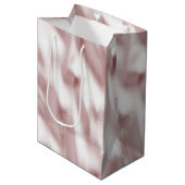 Sac Cadeau Moyen Anniversaire de Glam rose (Devant Angle)