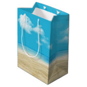 Sac Cadeau Moyen Anniversaire de la plage de Starfish (Dos Angle)