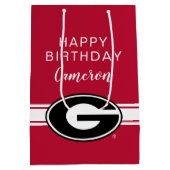 Sac Cadeau Moyen Anniversaire de l'Université de Géorgie | (Dos)