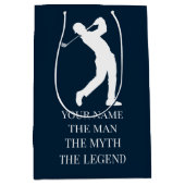 Sac Cadeau Moyen Anniversaire de papa inoubliable avec (Devant)