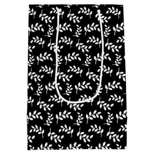 Sac Cadeau Moyen Anniversaire des amoureux de la nature Motif aux f (Dos)