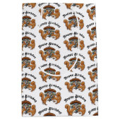 Sac Cadeau Moyen Anniversaire des écureuils disco (Devant)