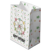Sac Cadeau Moyen Anniversaire du Carnaval (Dos Angle)