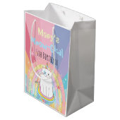 Sac Cadeau Moyen Anniversaire Meow-Gical Caticorn (Dos Angle)