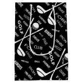 Sac Cadeau Moyen Anniversaire orienté de golf (Dos)