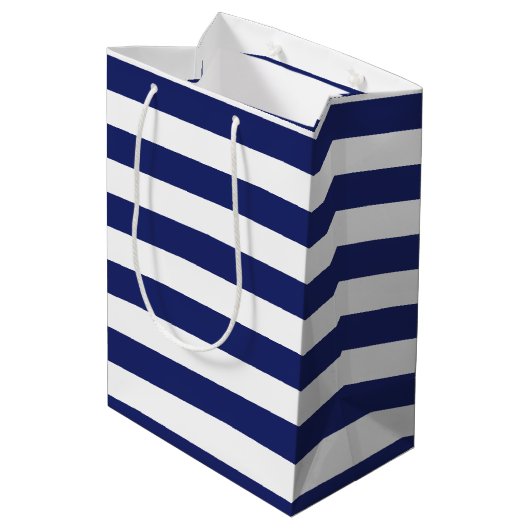 Sac Cadeau Moyen Anniversaire personnalisé par Ancre nautique (Dos Angle)