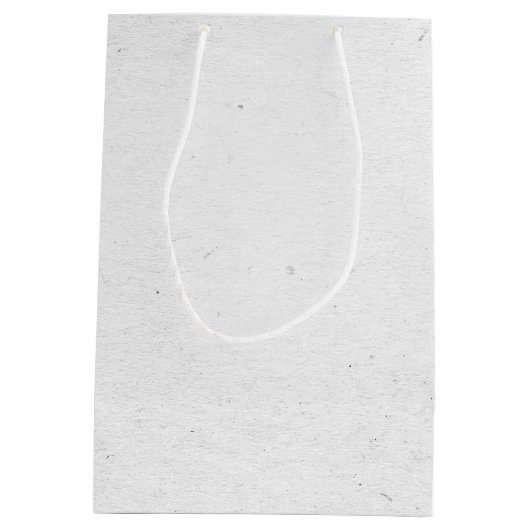 Sac Cadeau Moyen Anniversaire Stick Girl avec marguerite (Dos)