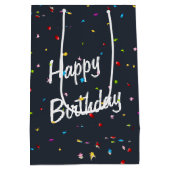 Sac Cadeau Moyen Anniversaire Vielle dame Danser (Dos)