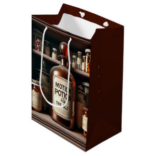 Sac Cadeau Moyen Anniversaire Vieux Potion Bouteille dans une Cabin