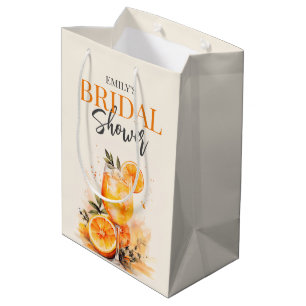 Sac Cadeau Moyen Aperol Spritz Aquarelle Enterrement de Vie de Jeun