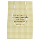 Sac Cadeau Moyen Appréciation de l'enseignant de Cute Owls (Dos)