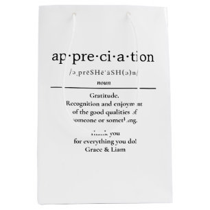 Sac Cadeau Moyen Appréciation Enseignant Cadeau CoWorker