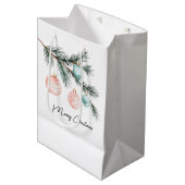 Sac Cadeau Moyen Aqua Pink Christmas Tree Branch Ornements