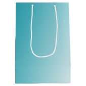 Sac Cadeau Moyen Aqua White Ombre (Dos)