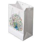 Sac Cadeau Moyen Aquarelle (Devant Angle)