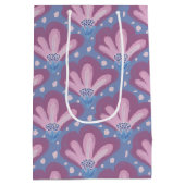 Sac Cadeau Moyen Aquarelle bleu rose (Dos)