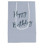 Sac Cadeau Moyen Aquarelle Bunny avec Bonnet (Dos)