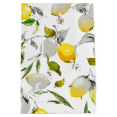 Sac Cadeau Moyen Aquarelle citrons 20 (Dos)