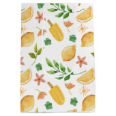 Sac Cadeau Moyen Aquarelle Citrons et Sucettes (Dos)