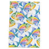 Sac Cadeau Moyen Aquarelle colorée Poisson tropical (Dos)