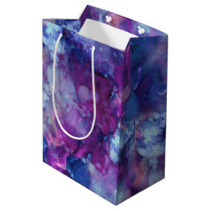 Sac Cadeau Moyen Aquarelle d'imaginaire - atmosphère d'espace profo