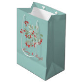 Sac Cadeau Moyen Aquarelle Holly  (Devant Angle)
