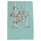 Sac Cadeau Moyen Aquarelle Holly  (Dos)