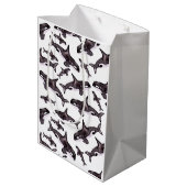 Sac Cadeau Moyen Aquarelle Orca (Dos Angle)