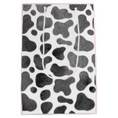 Sac Cadeau Moyen Aquarelle Vache imprimé Pink Medium Cadeau (Dos)