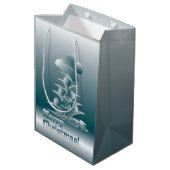 Sac Cadeau Moyen Arbre de Noël (Dos Angle)