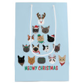 Sac Cadeau Moyen Arbre de Noël (Dos)