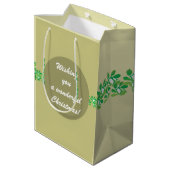 Sac Cadeau Moyen Arbre de Noël (Dos Angle)