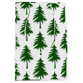 Sac Cadeau Moyen Arbre de Noël vert (Devant)