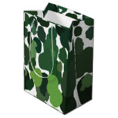 Sac Cadeau Moyen Arbres verts Motif de forêt tropicale tropicale mo (Dos Angle)