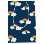 Sac cadeau moyen arc-en-ciel (Devant)
